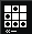 A button with a glider going to the left